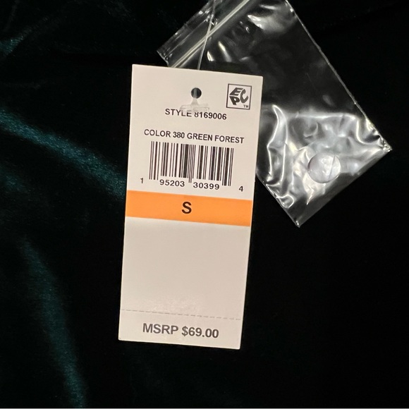 1.State top velour blouse hunter  S Host Pick!🎄 ✨🎉🎉✨🎈 - Picture 5 of 6